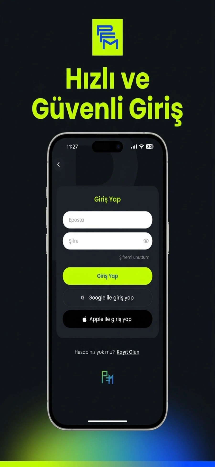 Post For Me — hızlı ve güvenli giriş ekranı